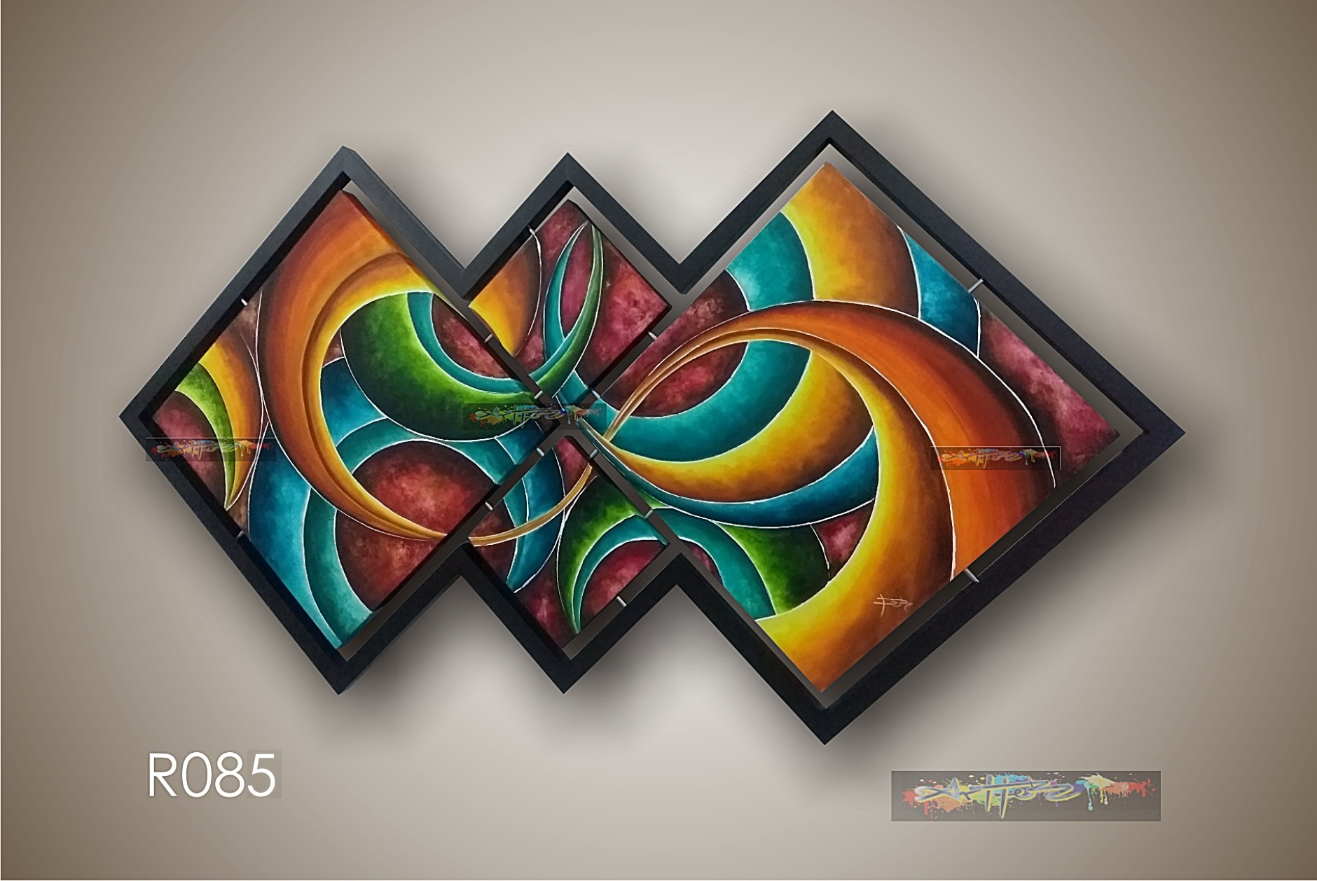 Rombos: Flujo de Color y Energía R085